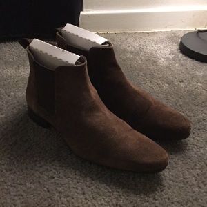ASOS Bishop Suede Chelsea Boot size 8us